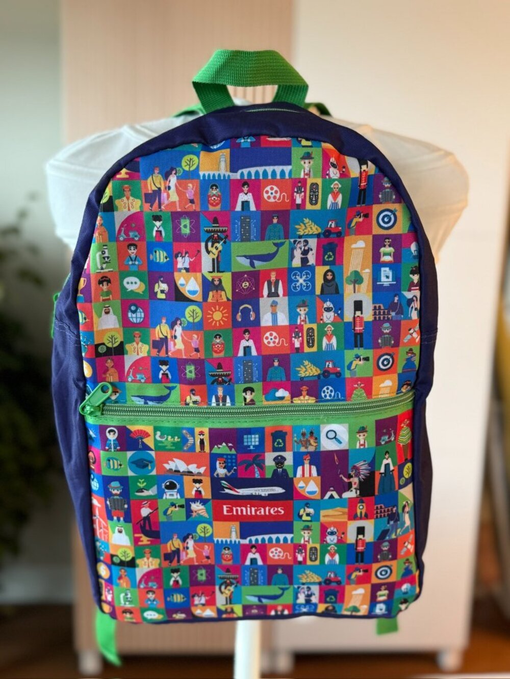 Emirates Kids Little Travellers BACKPACK Packable Pouch Airline Collectible Bag